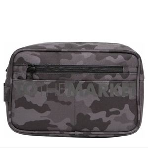 To The Market The Dopp Kitt Street Logo Black Camo Toiletry Bag Nwt ❤️